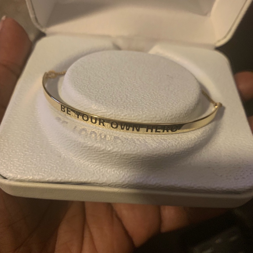 Be Your Own Hero Bracelet.  Sterling Silver